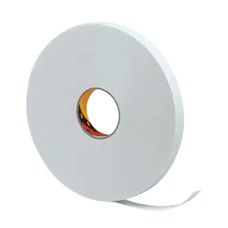 3M Doppelseitiges Polyethylenschaum-Klebeband 9528W, Weiß, 19 mm x 66 m, 0.8 mm