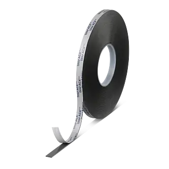 tesa ACXplus 7074 High Resistance, 25m x 1220mm, schwarz, Abd. blau, Slitter, 1000µm