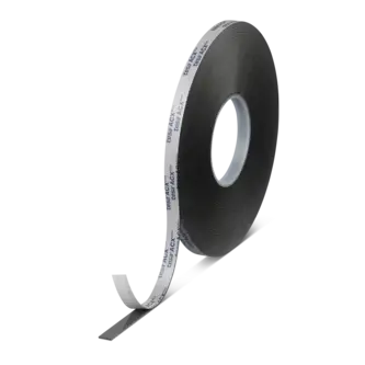 tesa ACXplus 7076 - 18m x 1220mm - schwarz - Slitter - blaueHDPE Abdeckung
