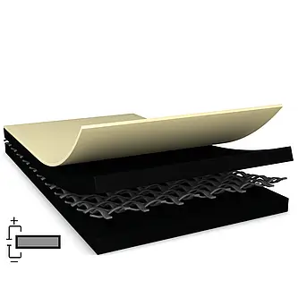 tesa 60374, 50m x 1040mm, schwarz, 100µm