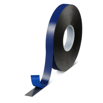 tesa ACXplus 7074 - 25m x 25mm - schwarz - Abd. blau