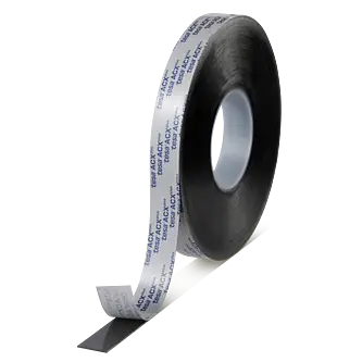 tesa ACXplus 7063 High Adhesion, 25m x 12mm, schwarz, Abd. weiss, 800µm