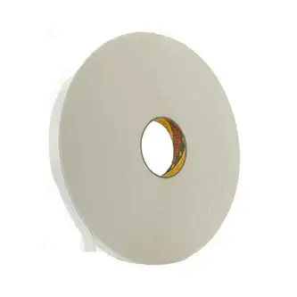 3M Doppelseitiges Polyethylenschaum-Klebeband 9546, Weiß, 12 mm x 66 m, 1.1 mm