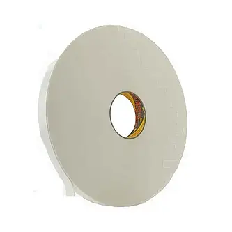 3M Doppelseitiges Polyethylenschaum-Klebeband 9546, Weiß, 12 mm x 66 m, 1.1 mm