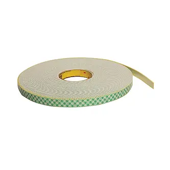 3M Doppelseitiges Urethanschaum-Klebeband 4026, Weiß, 19 mm x 33 m, 1.6 mm