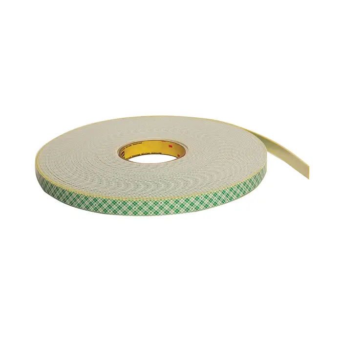 3M Doppelseitiges Urethanschaum-Klebeband 4026, Weiß, 19 mm x 33 m, 1.6 mm