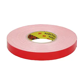 3M Acrylic Foam doppelseitiges Klebeband 4225F, weiß, 3.18 mm, 100 mm x 27.5 m