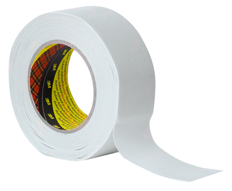 3M Teppichklebeband 9252, Weiß, 50 mm x 25 m, 0.25 mm