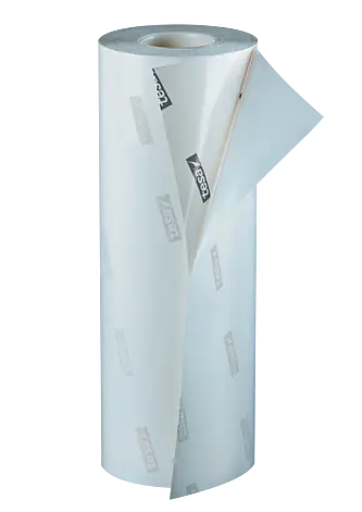 tesa Softprint 72129 Steelmaster TP, 25m x 1380mm, grau, Slitter, 550µm