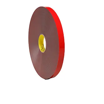 3M Acrylic Foam doppelseitiges Klebeband GT6012F, Grau, 1.2 mm, 9 mm x 66 m