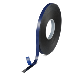 tesa ACXplus 7074 - 25m x 12mm - schwarz - Abd. weiß