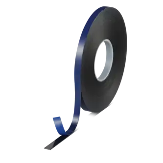 tesa ACXplus 7074 - 25m x 12mm - schwarz - Abd. weiß