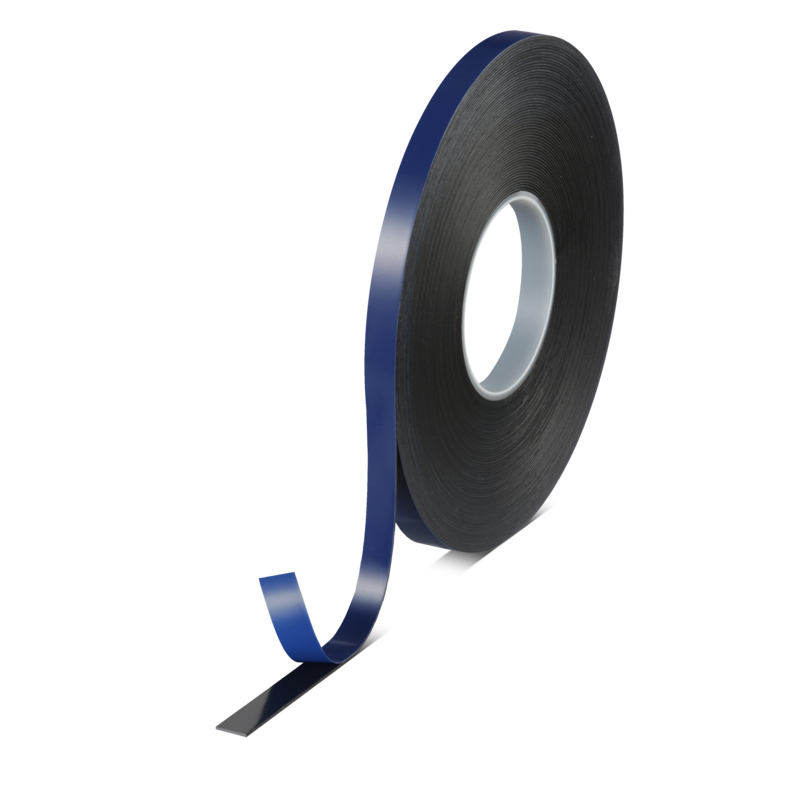 tesa ACXplus 7074 - 25m x 12mm - schwarz - Abd. weiß