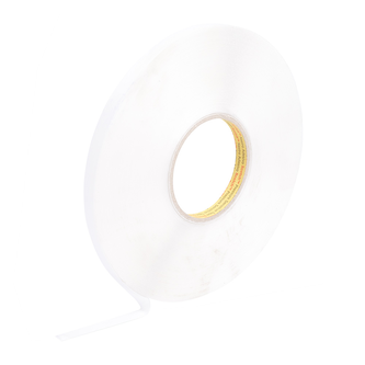 3M Doppelseitiges PE-Schaumstoff-Klebeband 4614F, Transparent, 6 mm x 33 m, 0.8 mm