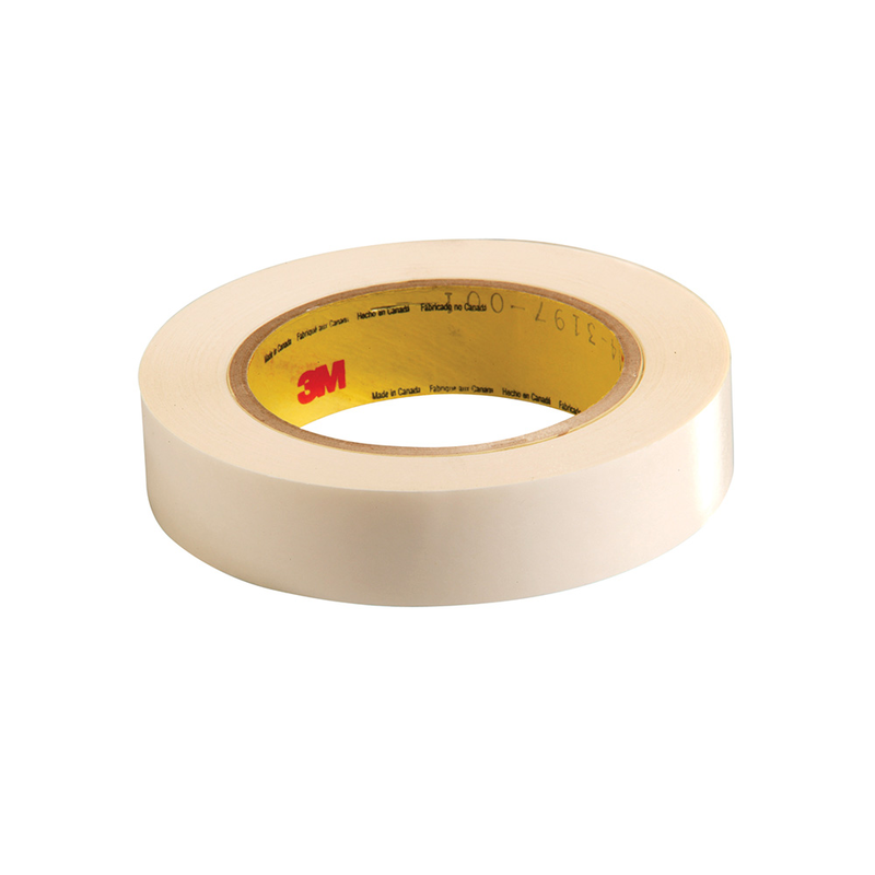3M Doppelseitiges Klebeband mit Polyester-Träger 444PC, Transparent, 1220 mm x 33 m, 0.1 mm