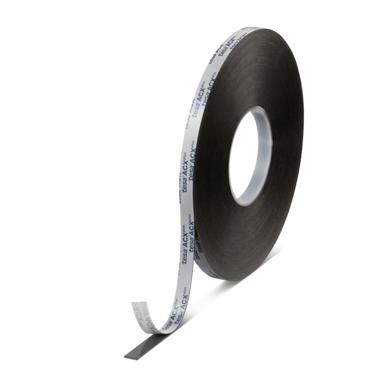 tesa ACXplus 7074 - 25m x 12mm - schwarz - Abd. blau