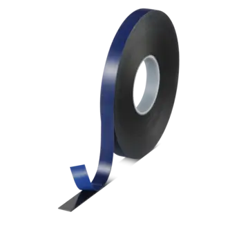 tesa ACXplus 7074 - 25m x 19mm - schwarz - Abd. weiß