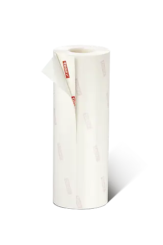 tesa Softprint 52817 Secure, 25m x 460mm,rotes Logo, 430µm