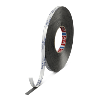 tesa ACXplus 7066 - 18m x 1240mm - schwarz - Slitter - weiße PE-beschichtete Abdeckung