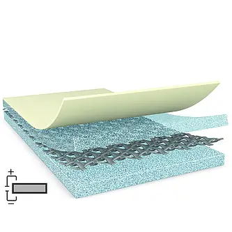 tesa 60252, 50m x 1040mm, grau, 55µm