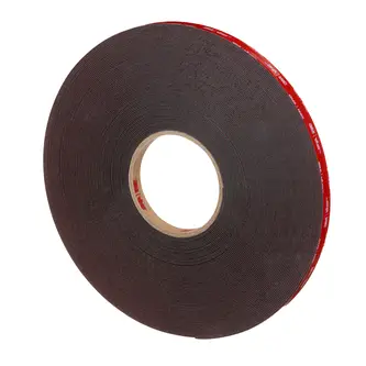 3M VHB Klebeband LVO-160BF, Schwarz, 12 mm x 33 m, 1.6 mm