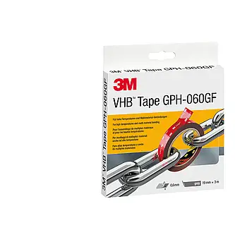 3M VHB Klebeband GPH-060GF, Grau, 19 mm x 3 m, 0.6 mm