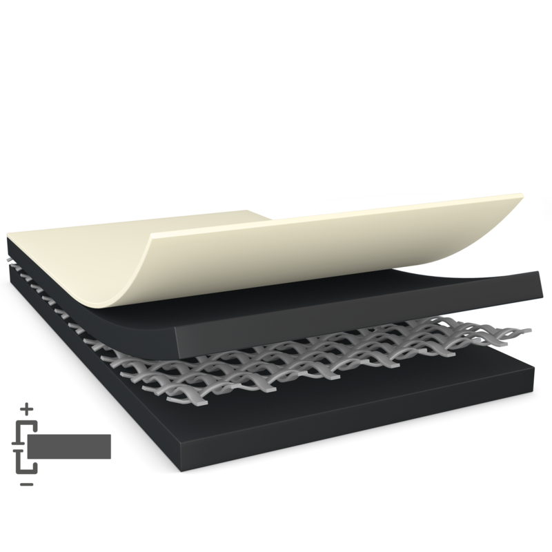 tesa 60374 - 50 m x 1 040 mm - schwarz