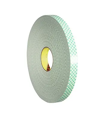 3M Doppelseitiges Urethanschaum-Klebeband 4032, Weiß, 19 mm x 66 m, 0.8 mm