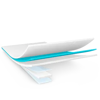 tesa EasySplice Printline 51100, 50m x 50mm, blau + transp. Spaltstreifen, 100µm