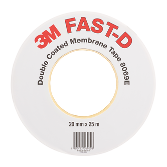 3M FAST-D Dichtband 8069E doppelseitig, 25 mm x 25 m, 0.41 mm